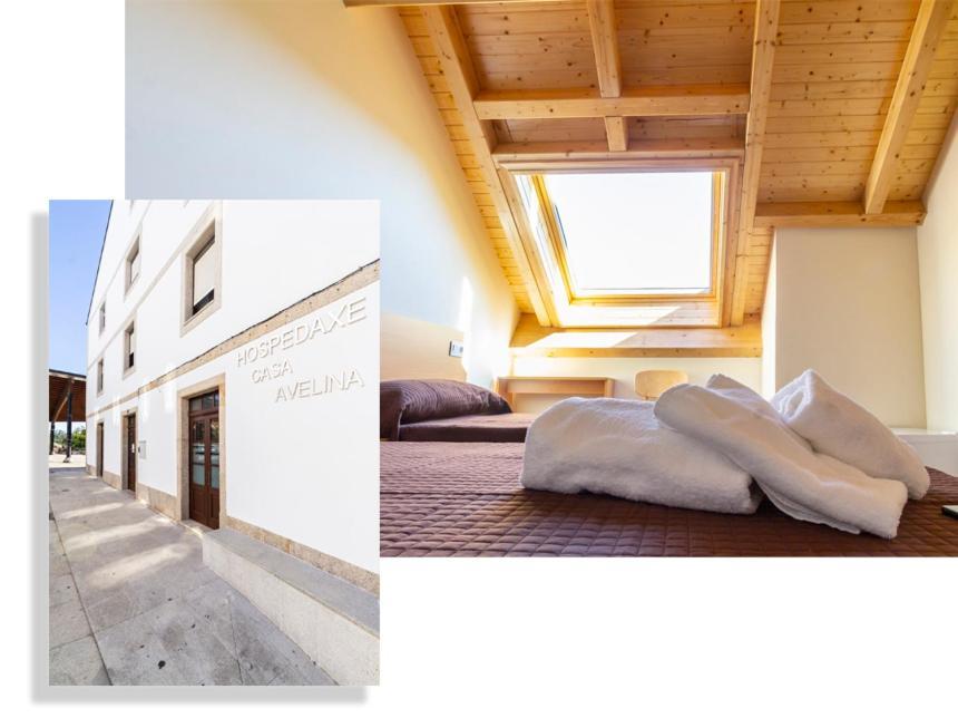 Hospedaxe Casa Avelina Hotell Palas de Rei Exteriör bild
